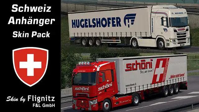 ETS2 - Flignitz CH Trailers Skinpack V1.0 (1.36.x) ETS2 - Flignitz CH Trailers Skinpack V1.0 (1.36.x)