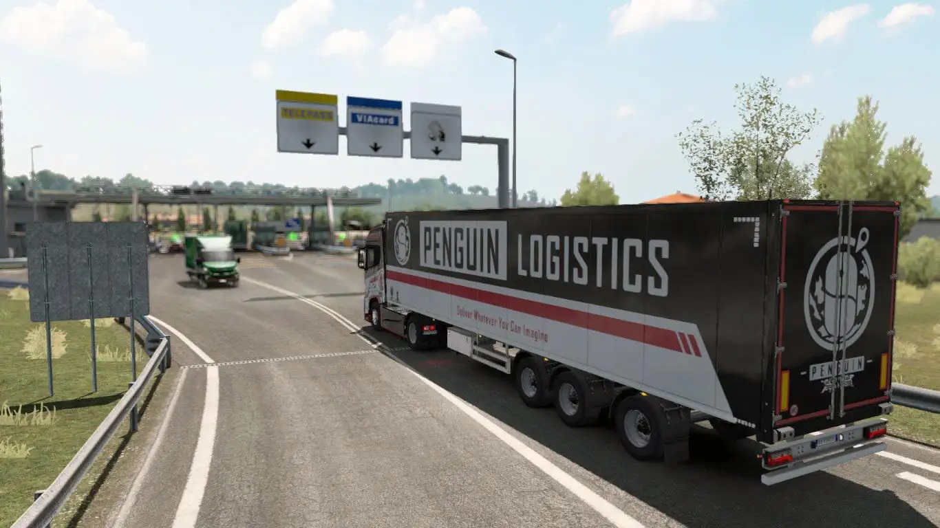 ETS2 - Ford F-MAX Penguin Logistics Skin V1.0 (1.36.x)