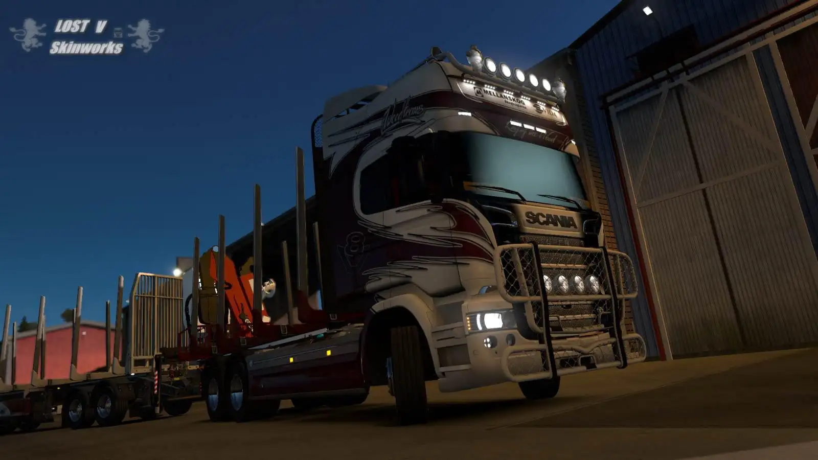 ETS2 - Scania R Woodtrans AB Combo Skin V1.1 (1.36.x) ETS2 - Scania R Woodtrans AB Combo Skin V1.1 (1.36.x)