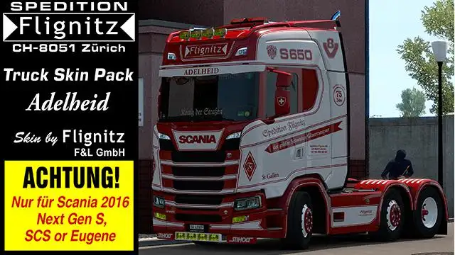 ETS2 - Flignitz Adelheid Skin V1.0 (1.36.x) ETS2 - Flignitz Adelheid Skin V1.0 (1.36.x)