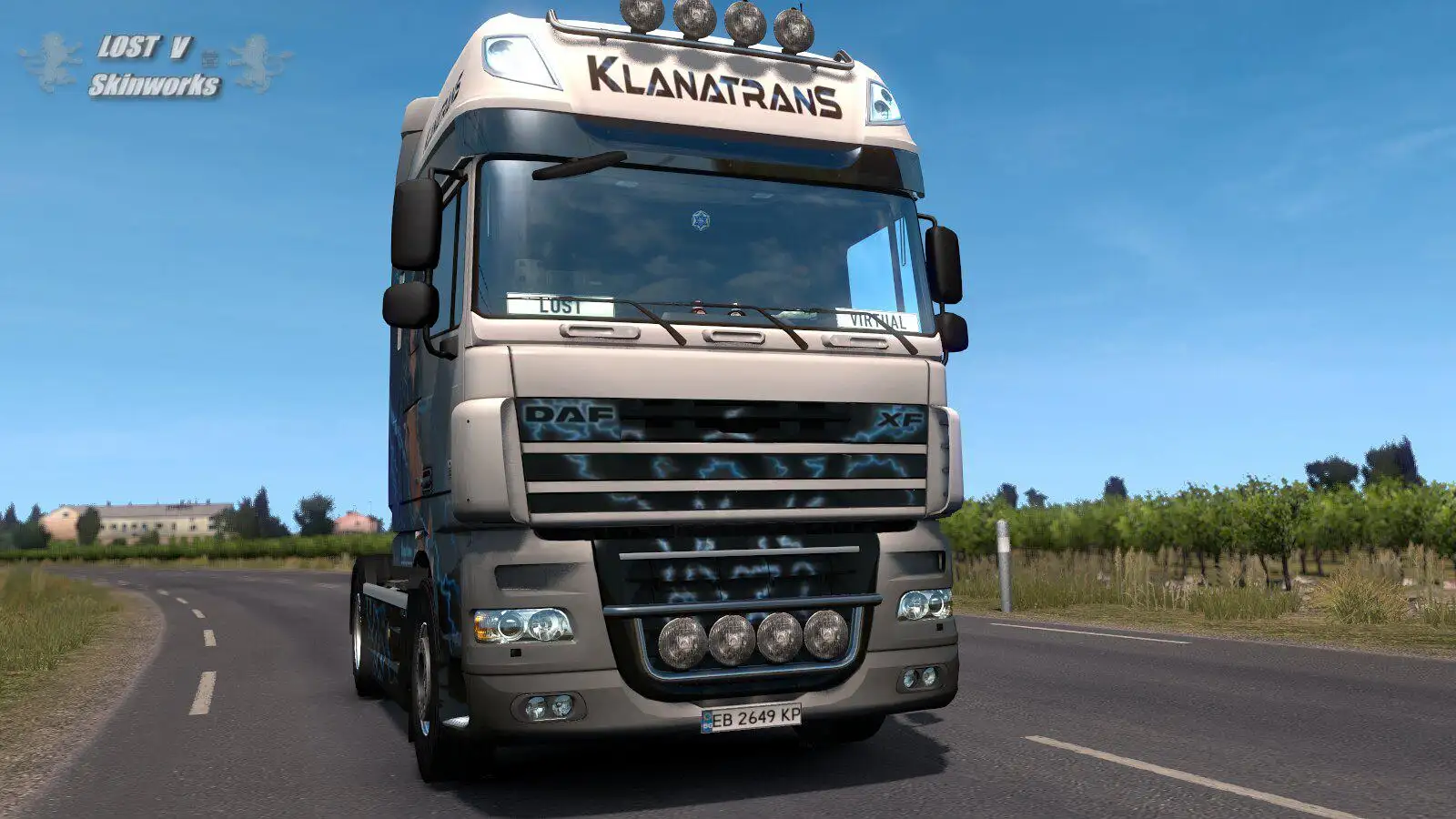 ETS2 - Daf Xf 105 Klanatrans Skin V1.1 (1.36.x)