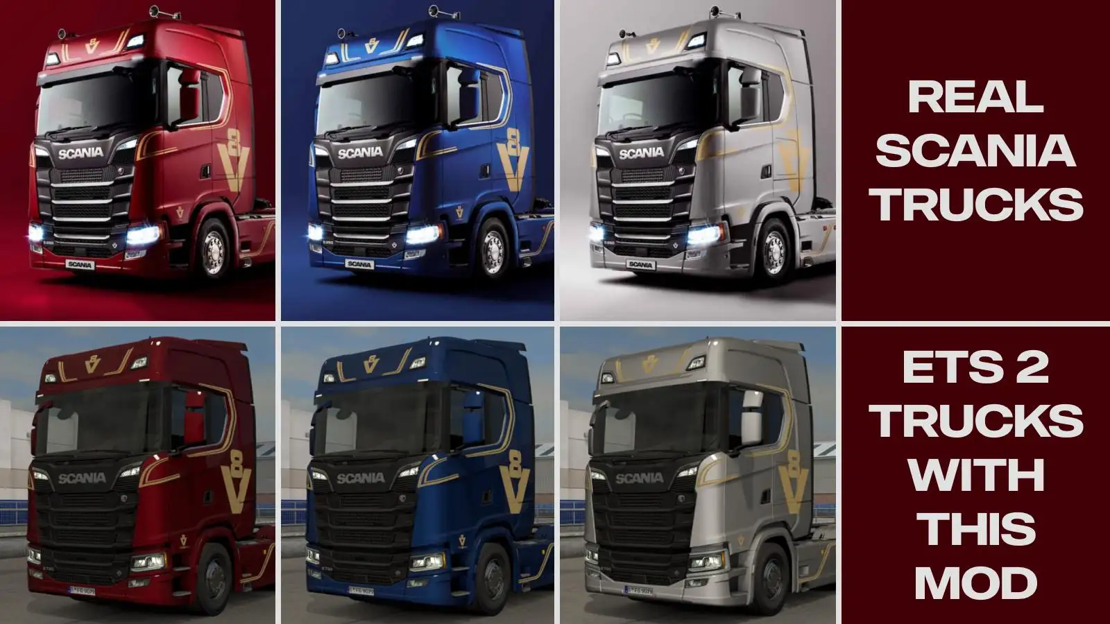 ETS2 - Scania S V8 50th Anniversary Limited Edition Skin V1.0 (1.36.x) ETS2 - Scania S V8 50th Anniversary Limited Edition Skin V1.0 (1.36.x)