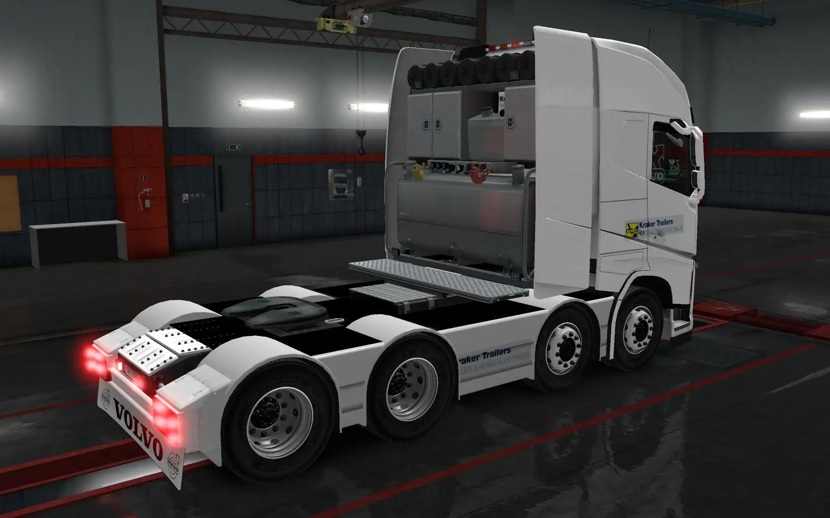 ETS2 - Volvo FH16 2012 Kraker Trailers Skin (1.36.x)
