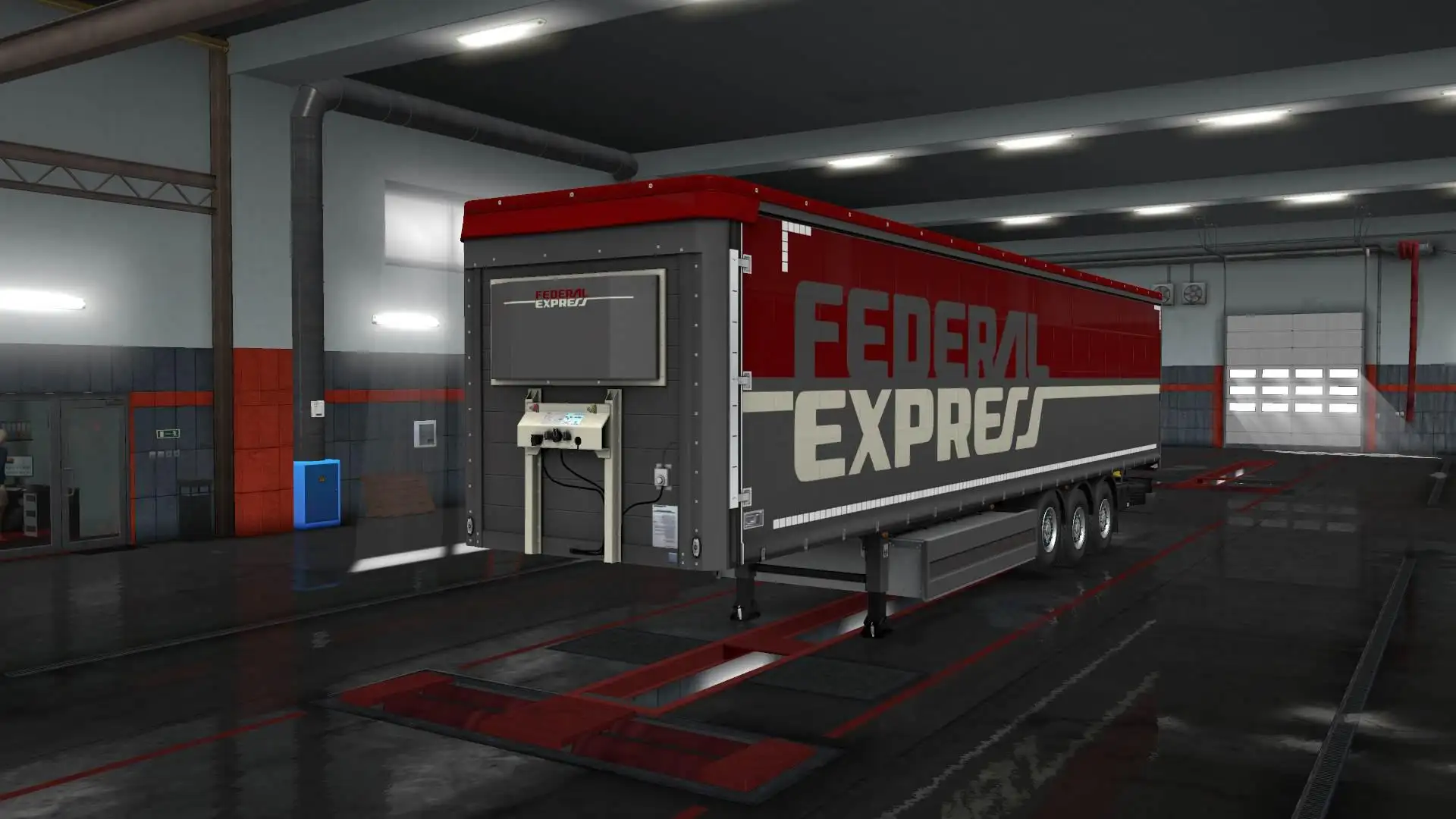 ETS2 - Federal Express Schwarzmuller Skin V1.0 (1.36.x)