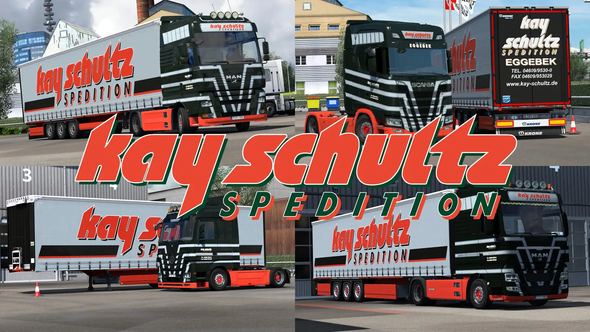 ETS2 - Kay Schultz Spedition GmbH Skin Pack V1.2 (1.36.x) ETS2 - Kay Schultz Spedition GmbH Skin Pack V1.2 (1.36.x)