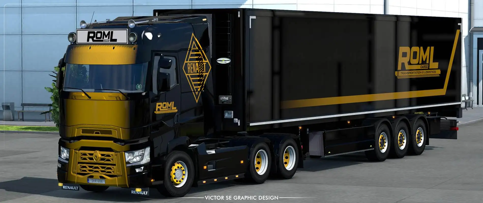 ETS2 - Roml Cargo Logistics Skinpack V1.0 (1.36.x)
