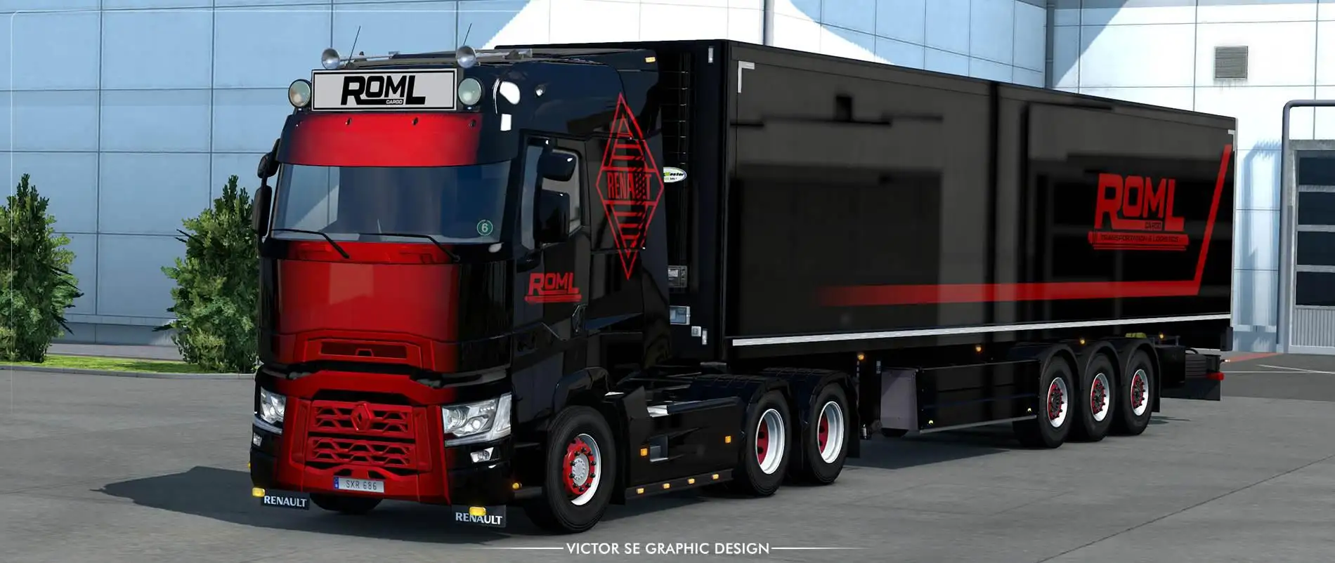 ETS2 - Roml Cargo Logistics Skinpack V1.0 (1.36.x)