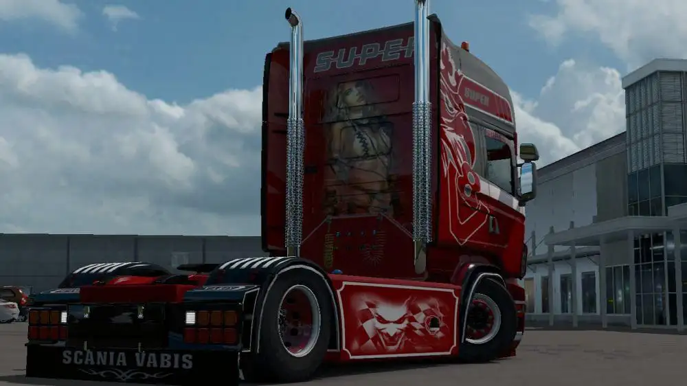 ETS2 - Scania RJL Super Silver Star Skin V1.0 (1.36.x)