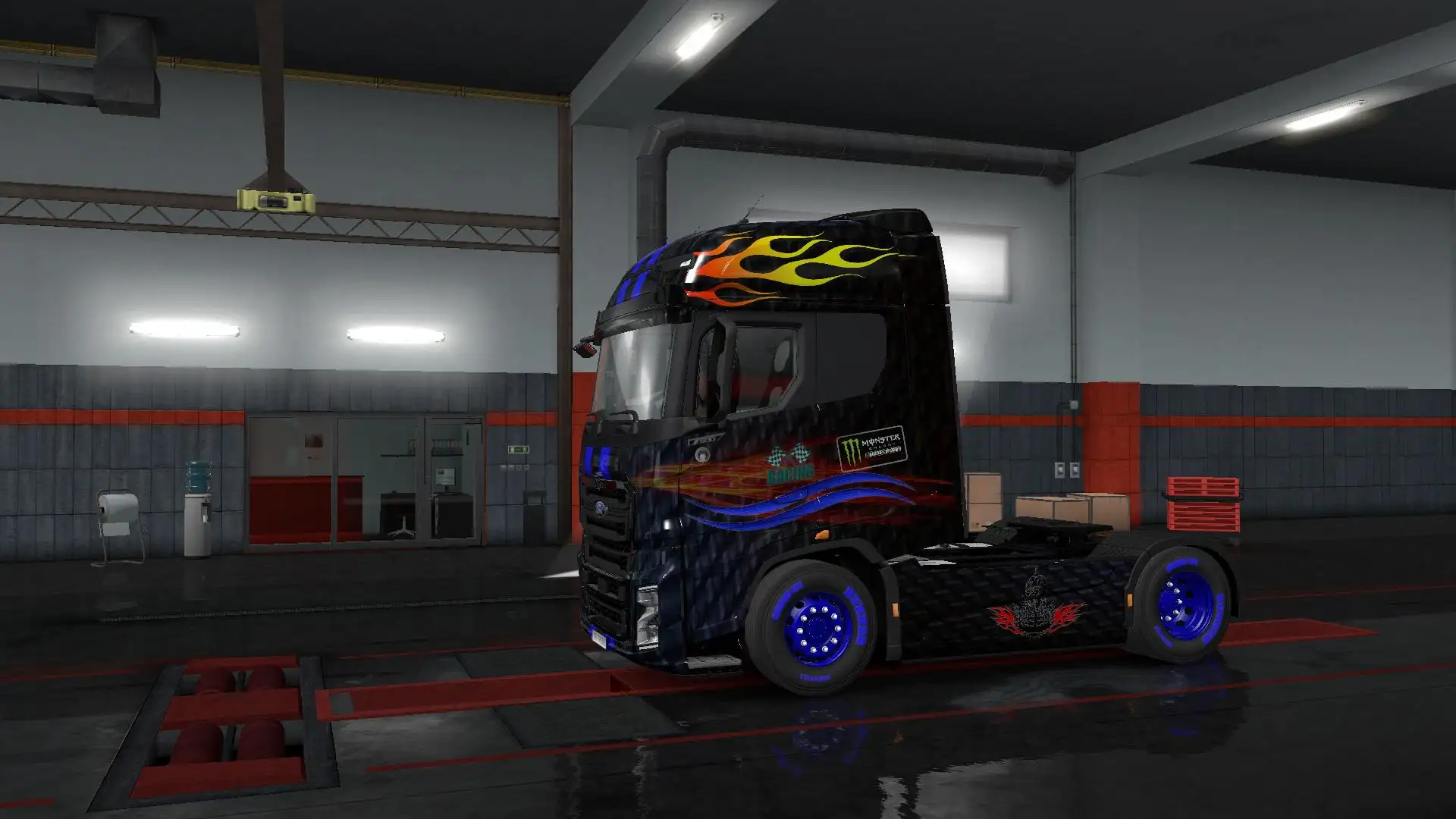 ETS2 - Ford F-Max Racing Skin V1.0 (1.36.x)