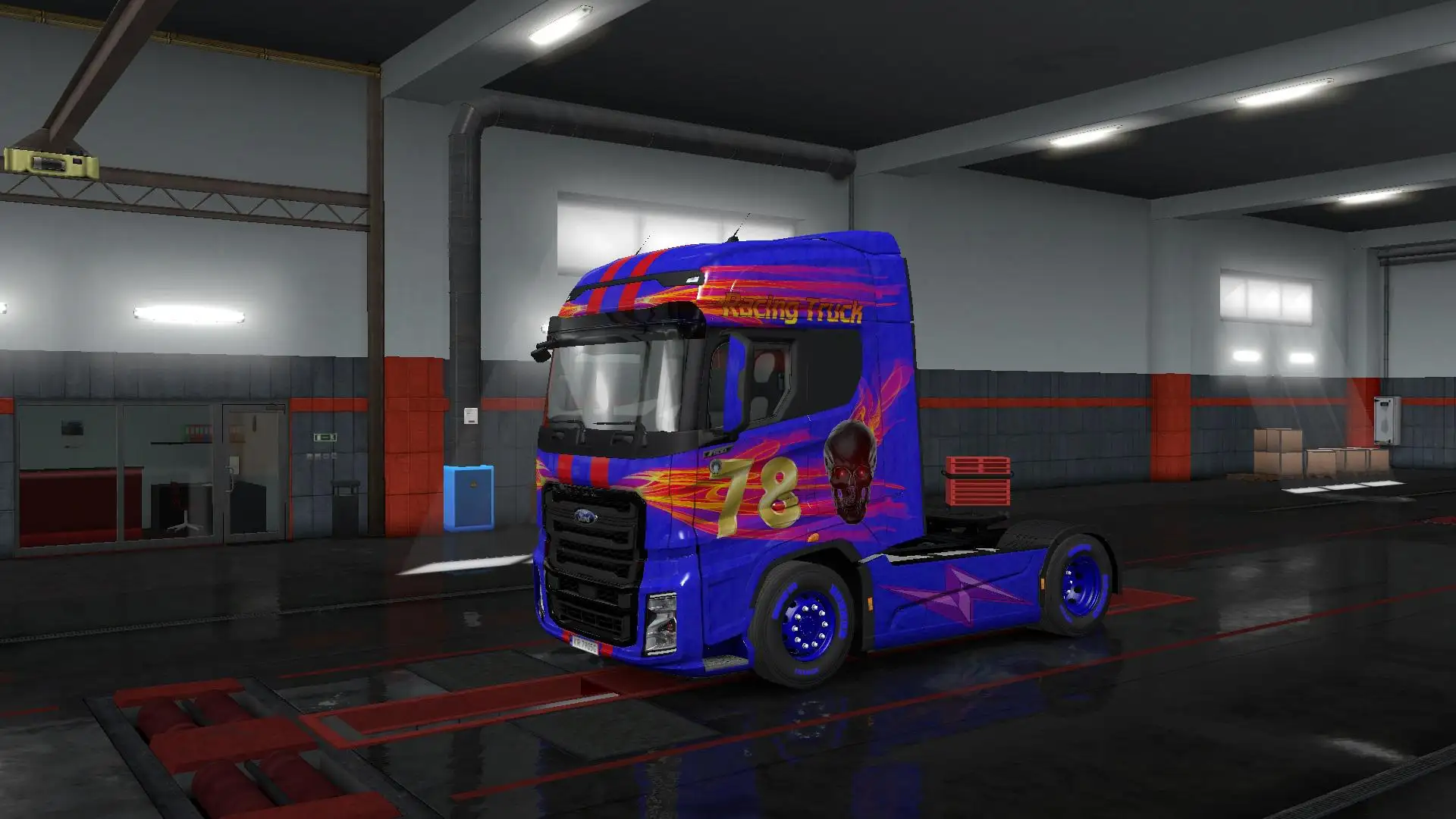 ETS2 - Ford F-Max Racing Skin V1.0 (1.36.x)