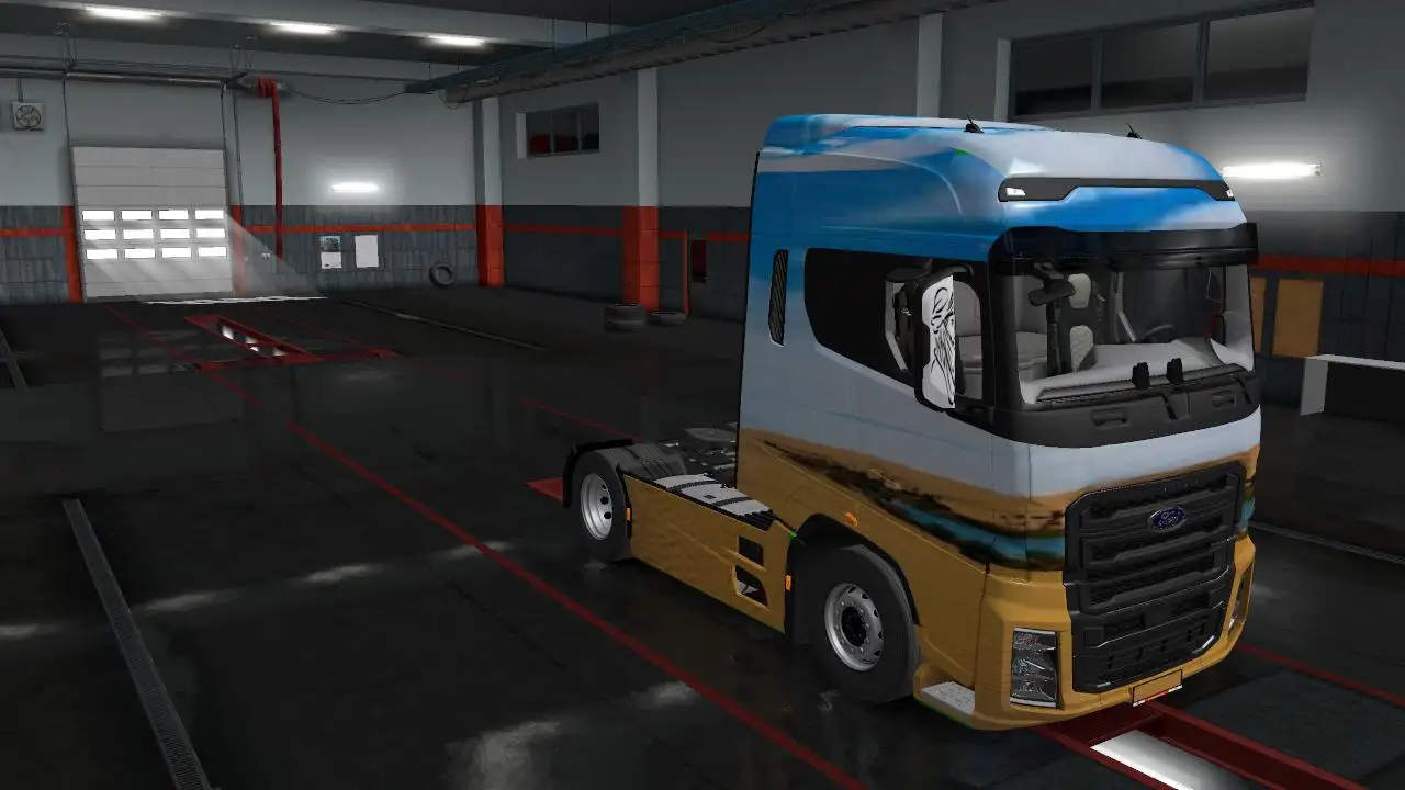 ETS2 - Ford F-Max Sahara Skin (1.35.X)