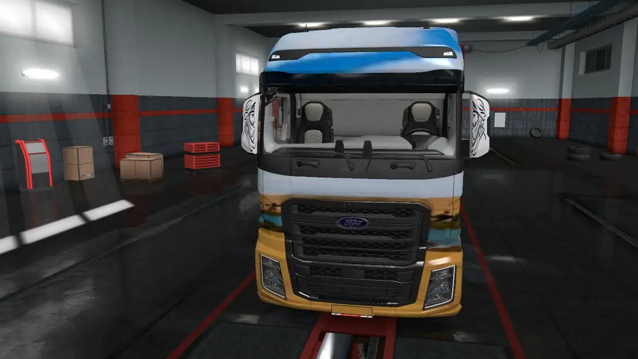 ETS2 - Ford F-Max Sahara Skin (1.35.X) ETS2 - Ford F-Max Sahara Skin (1.35.X)
