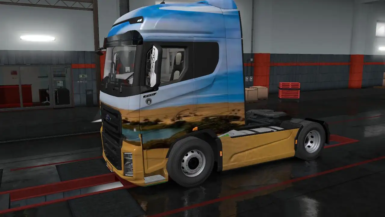 ETS2 - Ford F-Max Sahara Skin (1.35.X) ETS2 - Ford F-Max Sahara Skin (1.35.X)