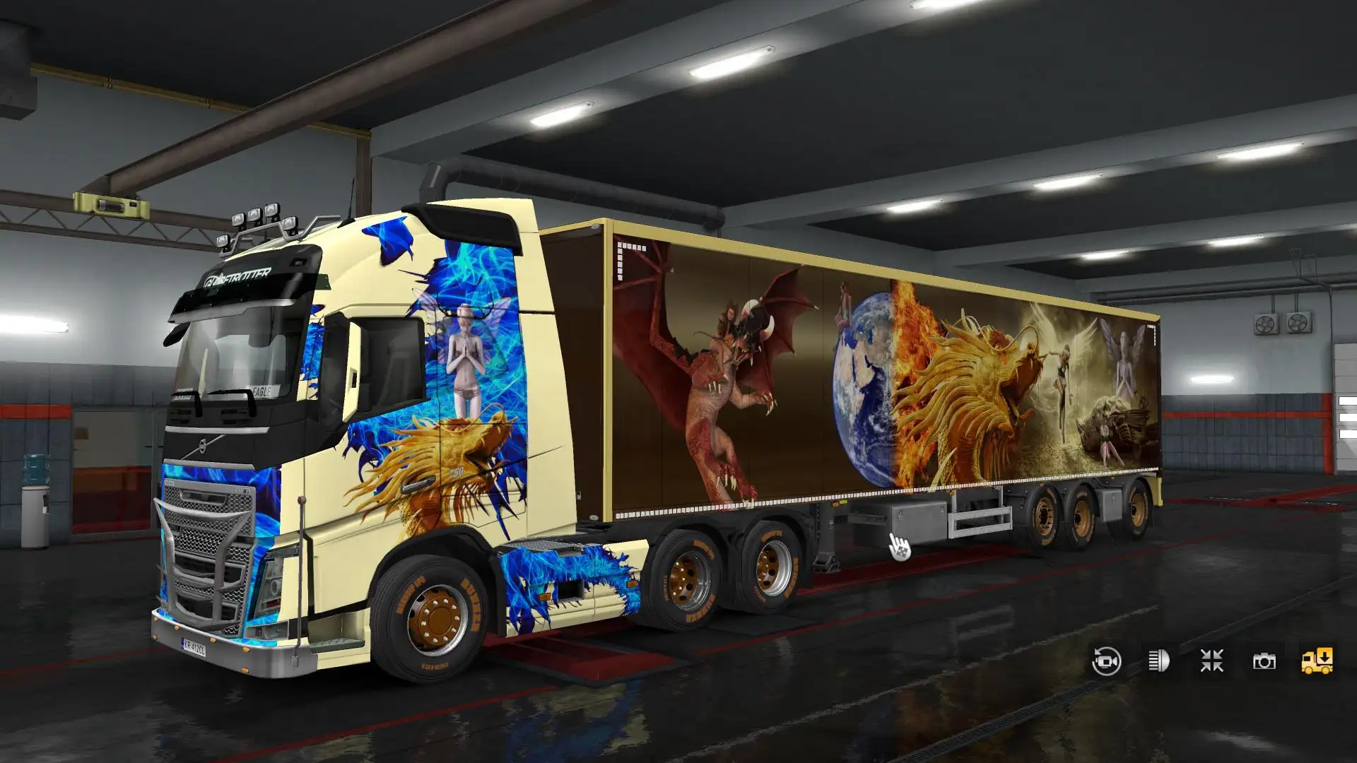 ETS2 - Dragon World Skin (1.35.x)