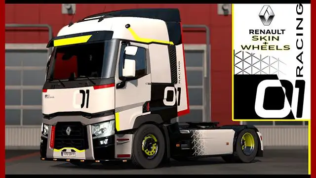 ETS2 - Renault 01 Racing Pitstop Skin + Rims V1.0 (1.36.x) ETS2 - Renault 01 Racing Pitstop Skin + Rims V1.0 (1.36.x)