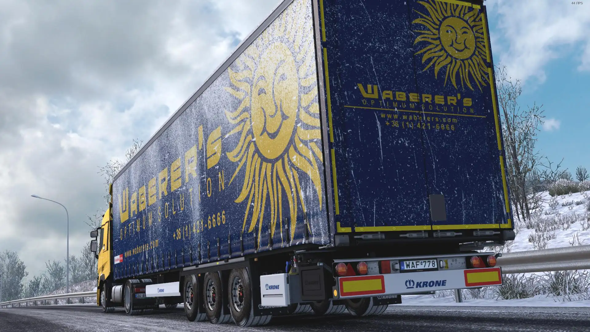 ETS2 - Snowy Waberer's Skin for Krone MegaLiner V1.0 (1.35.X) ETS2 - Snowy Waberer's Skin for Krone MegaLiner V1.0 (1.35.X)