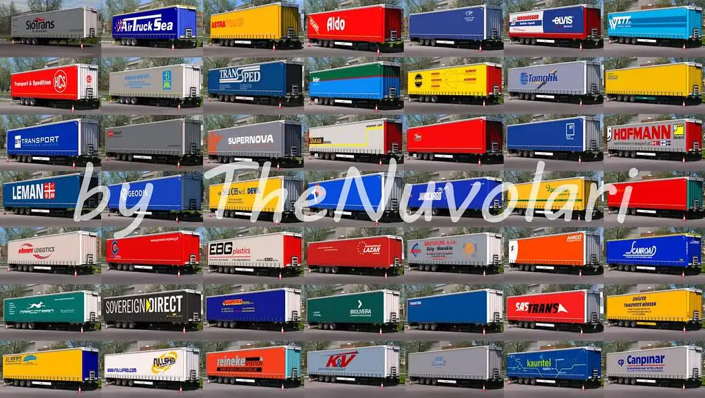 ETS2 - Krone Megaliner Skin Pack V1.9 (1.35.X)