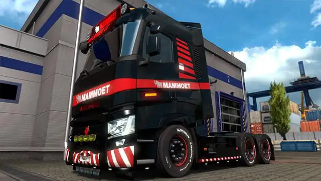 ETS2 - Renault Range T Mammoet Skin V1.0 (1.35.X) ETS2 - Renault Range T Mammoet Skin V1.0 (1.35.X)