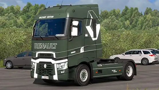 ETS2 - Renault T Military Edition | Truck Skin V1.0 (1.35.X) ETS2 - Renault T Military Edition | Truck Skin V1.0 (1.35.X)