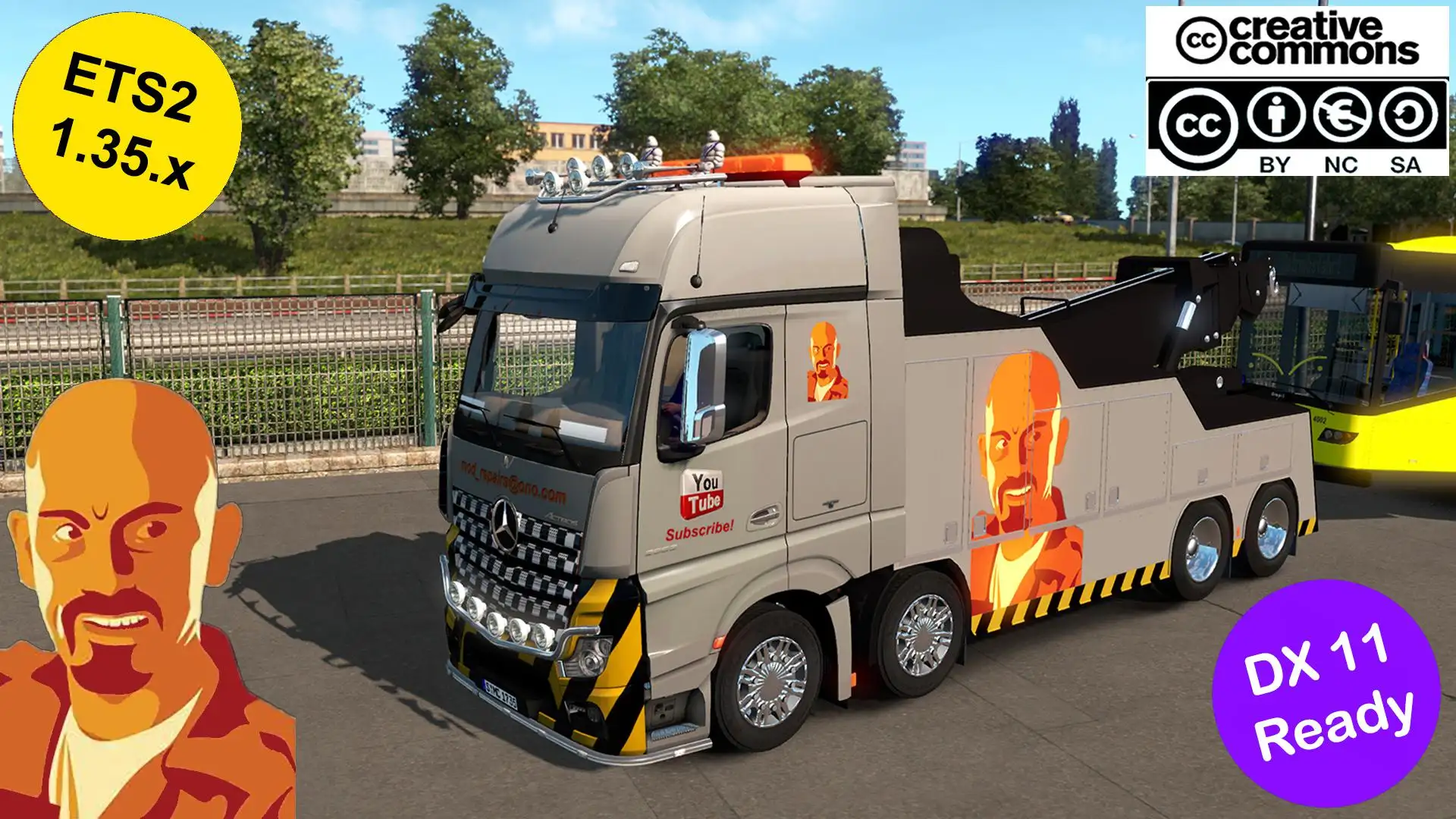 ETS2 - Mercedes-Benz Actros MPIV Crane Truck Custom Skin & DX11 (1.35.X) ETS2 - Mercedes-Benz Actros MPIV Crane Truck Custom Skin & DX11 (1.35.X)