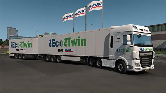 ETS2 - Daf Eco-Twin Skins V1.0 (1.35.X)
