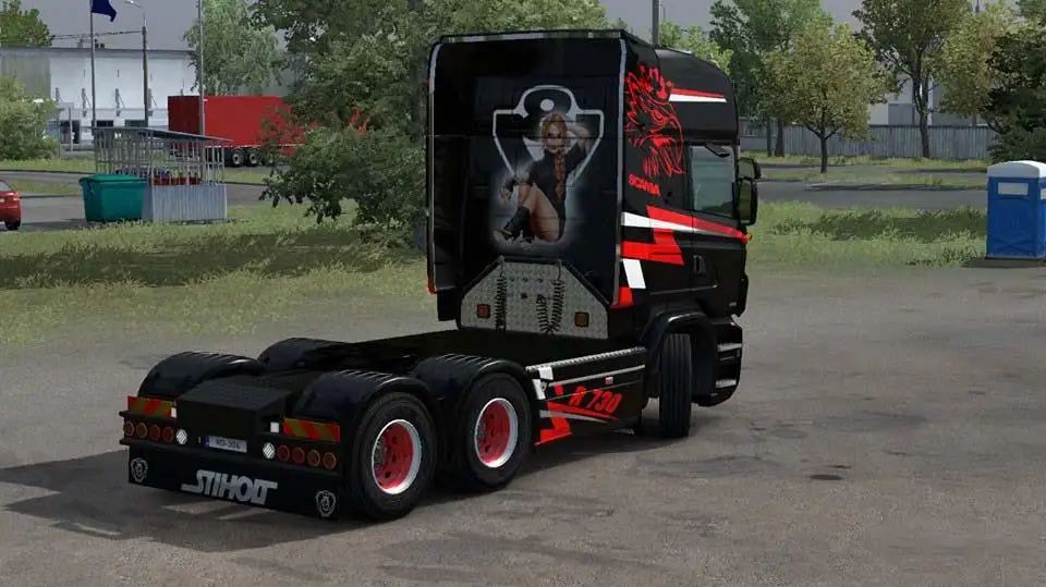 ETS2 - Scania RJL Red Griffin Skin V1.0 (1.35.X) ETS2 - Scania RJL Red Griffin Skin V1.0 (1.35.X)