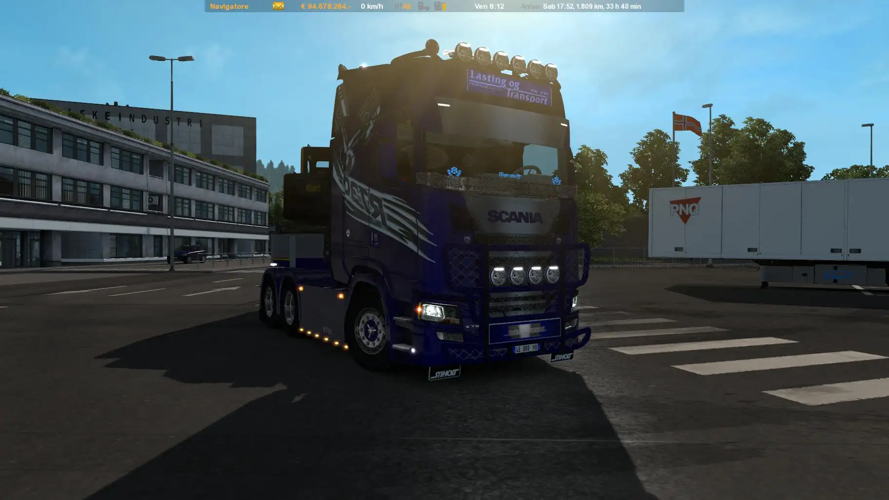 ETS2 - Lasting og Transport Scania R730 Skin (1.35.X) ETS2 - Lasting og Transport Scania R730 Skin (1.35.X)