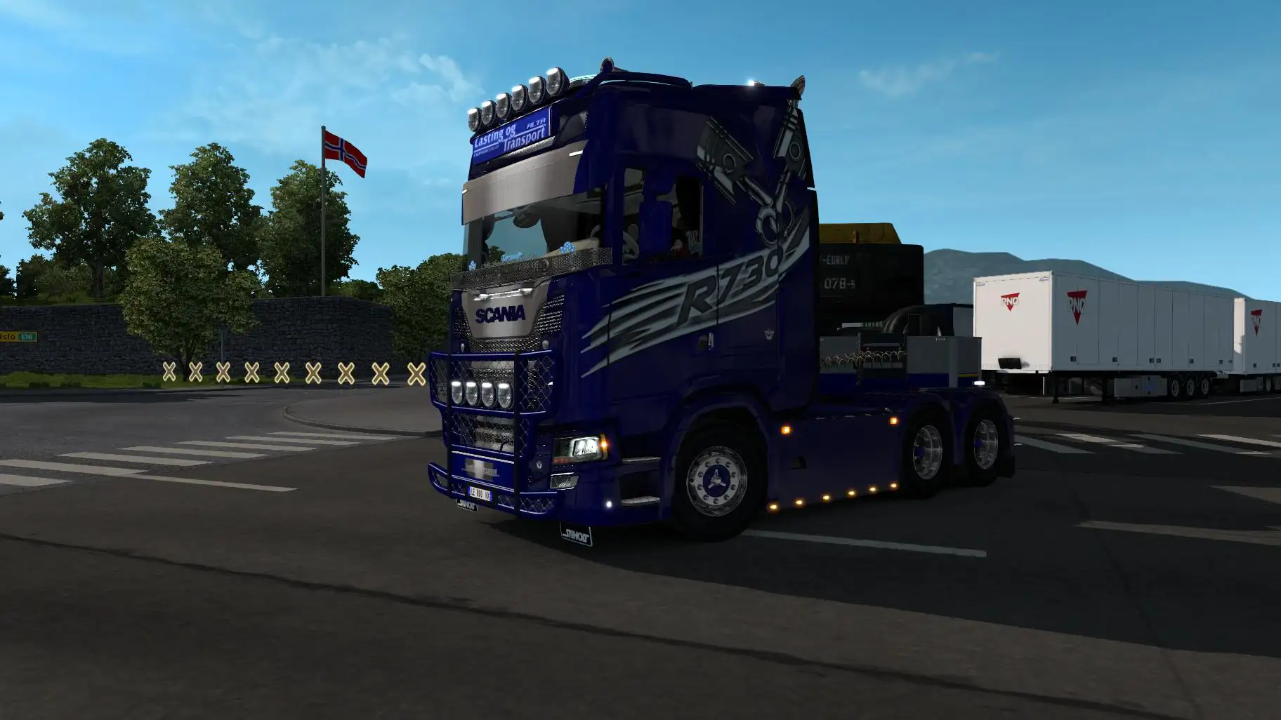 ETS2 - Lasting og Transport Scania R730 Skin (1.35.X) ETS2 - Lasting og Transport Scania R730 Skin (1.35.X)