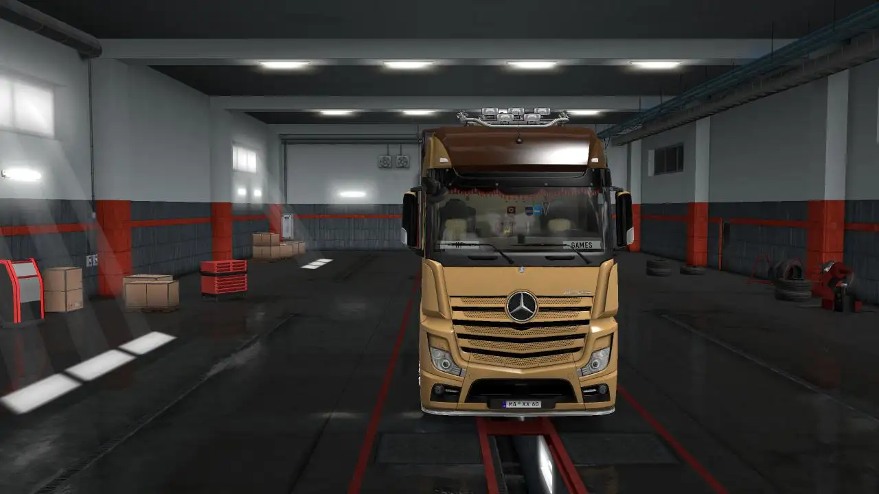 ETS2 - Skins Lion Sad for Mercedes-Benz Actros MP4 v1.00.1 beta (1.35.X) ETS2 - Skins Lion Sad for Mercedes-Benz Actros MP4 v1.00.1 beta (1.35.X)