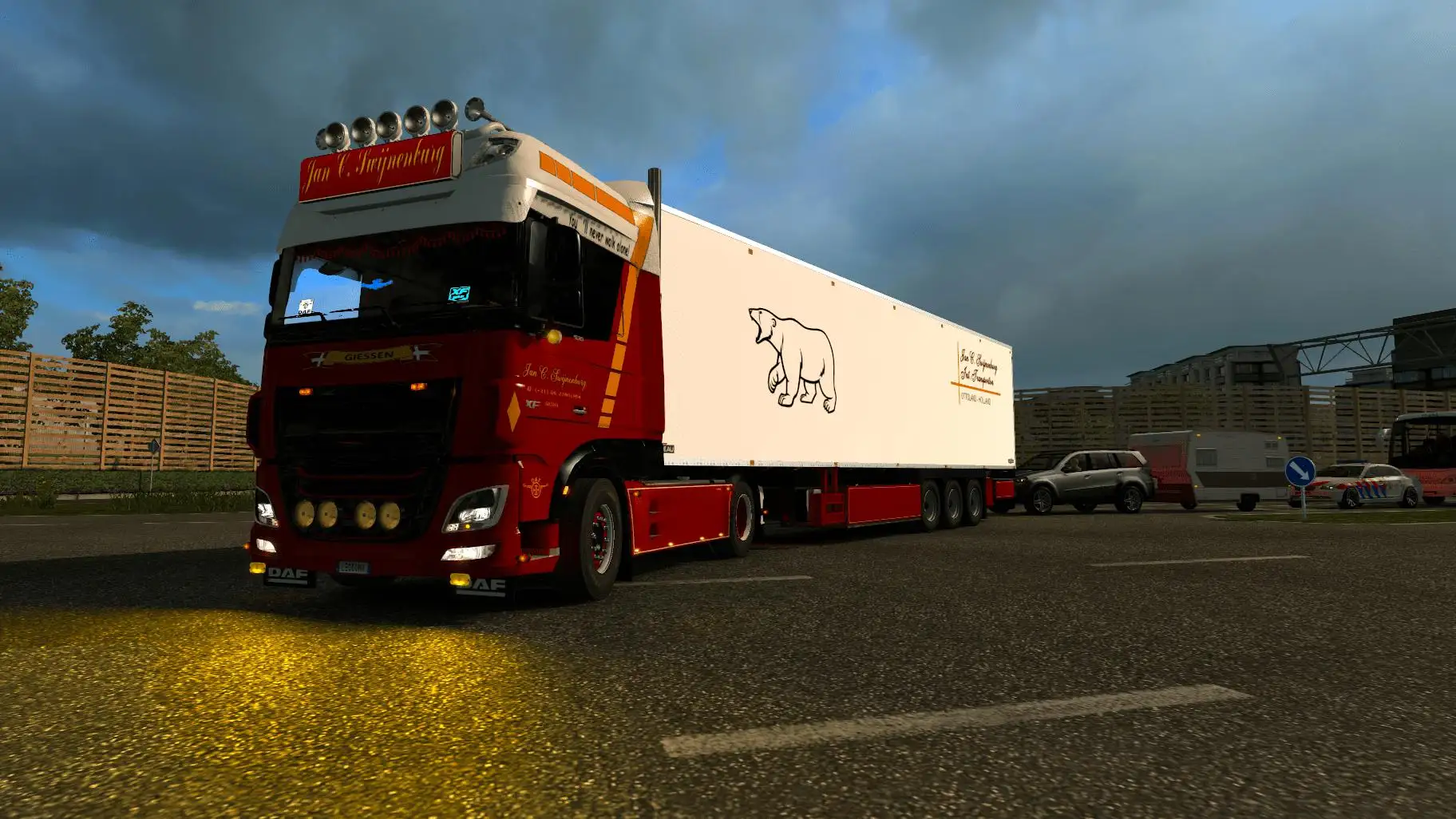 ETS2 - Jan C. Swijneneburg Skin Daf 6 (1.35.X)