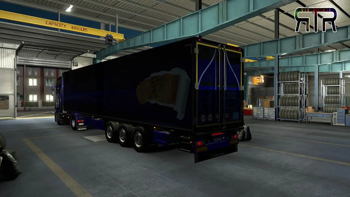 ETS2 - Griffin Combo Blue for Scania Next Gen and Krone Coolliner v1.0 (1.35.X) ETS2 - Griffin Combo Blue for Scania Next Gen and Krone Coolliner v1.0 (1.35.X)