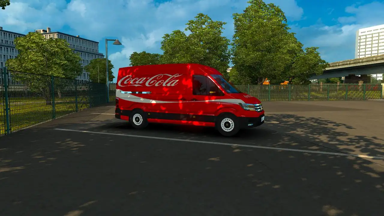 ETS2 - Coca-Cola Skins for Volkswagen Crafter 2019 V1.0 (1.35.X)