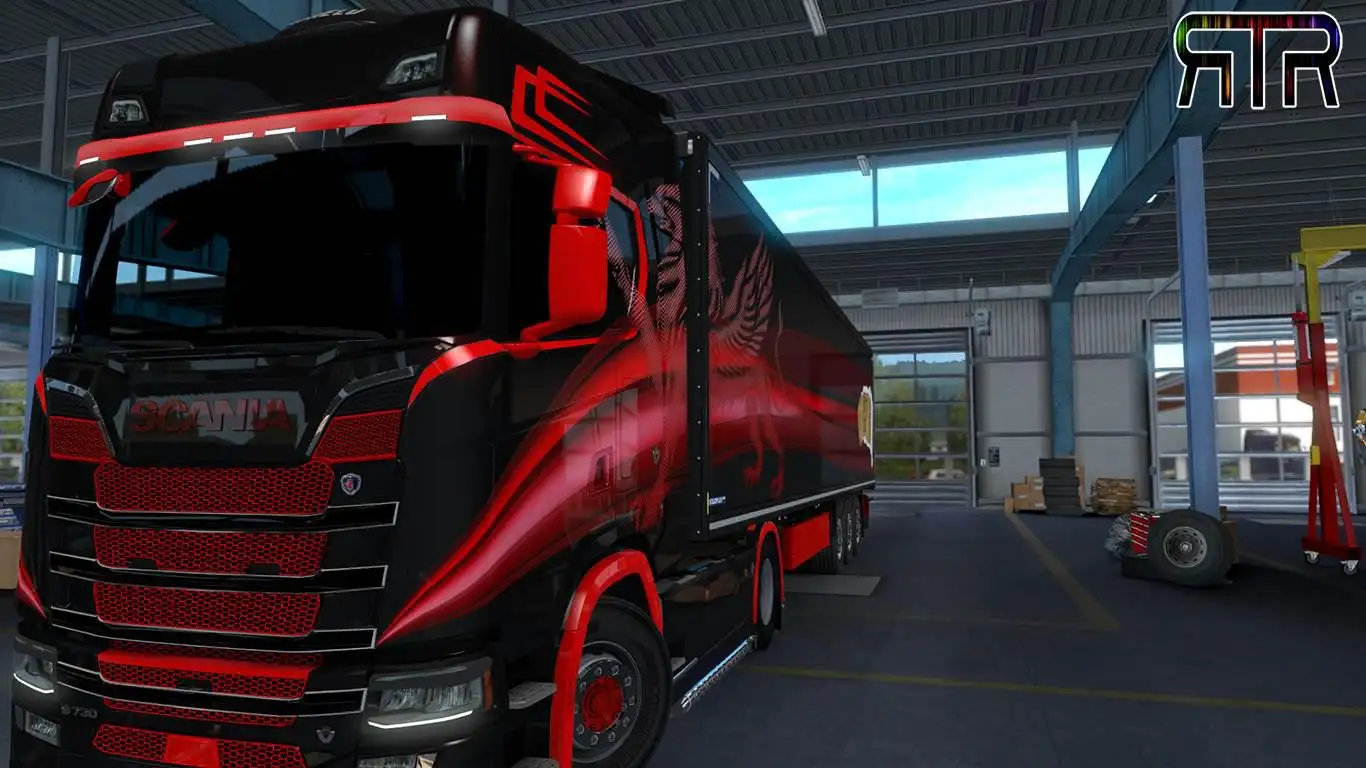 ETS2 - Griffin Combo for Scania Next Gen and Krone Coolliner v1.0 (1.35.X) ETS2 - Griffin Combo for Scania Next Gen and Krone Coolliner v1.0 (1.35.X)