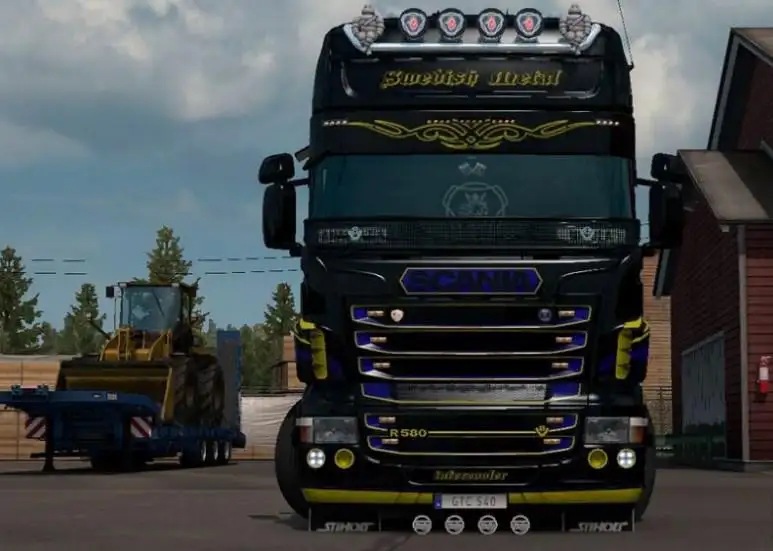 ETS2 - Scania RJL Swedish Metal Skin V1.0 (1.35.X) ETS2 - Scania RJL Swedish Metal Skin V1.0 (1.35.X)