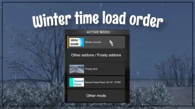 ETS2 - Winter Sounds V3.0 ETS2 - Winter Sounds V3.0
