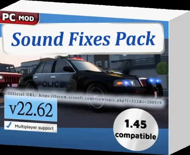 ETS2 - Sound Fixes Pack v22.62 ETS2 - Sound Fixes Pack v22.62