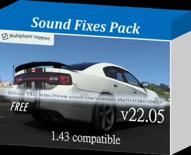 ETS2 - Sound Fixes Pack V22.05 (1.43.x) ETS2 - Sound Fixes Pack V22.05 (1.43.x)