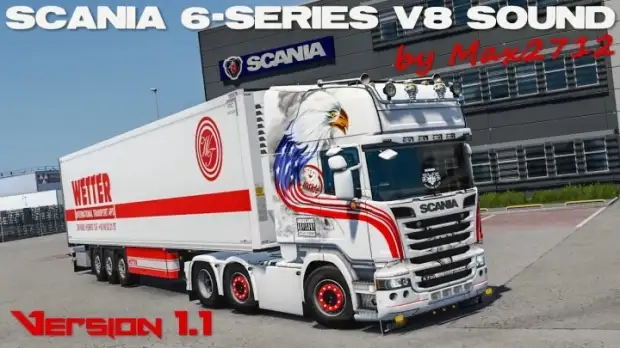 ETS2 - Scania 6-Series DC16 V8 Sound V1.1 (1.42.x) ETS2 - Scania 6-Series DC16 V8 Sound V1.1 (1.42.x)