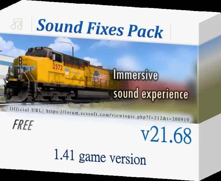 ETS2 - Sound Fixes Pack V21.68 (1.41.x) ETS2 - Sound Fixes Pack V21.68 (1.41.x)