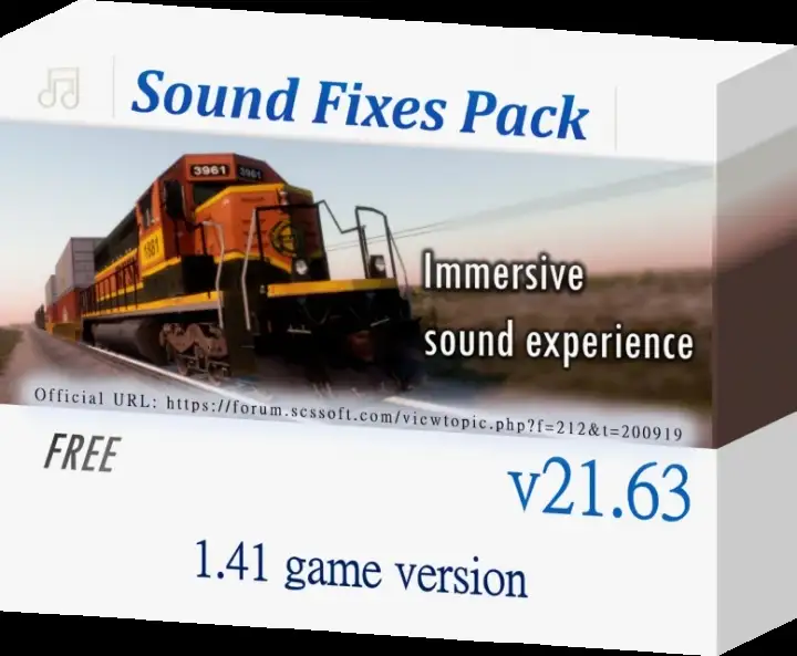 ETS2 - Sound Fixes Pack V21.63 (1.41.x)