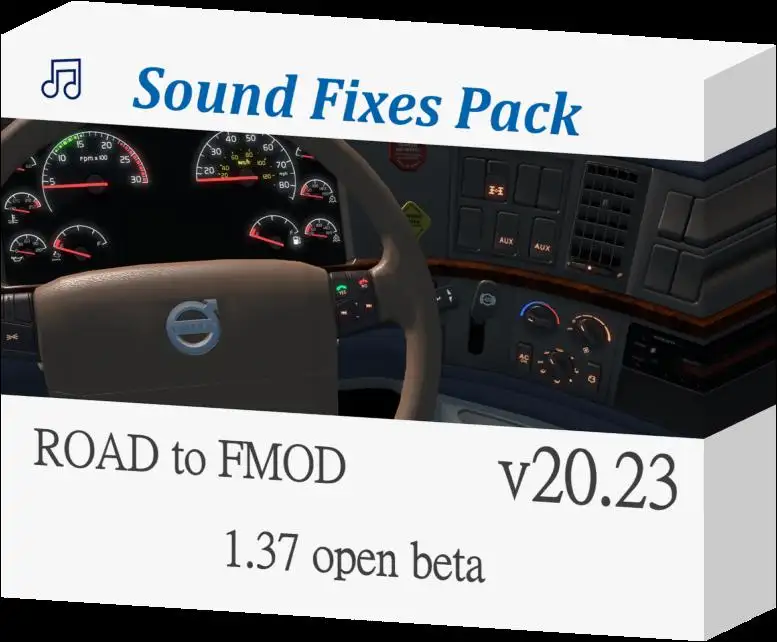 ETS2 - Sound Fixes Pack V20.23 (1.37.x) ETS2 - Sound Fixes Pack V20.23 (1.37.x)