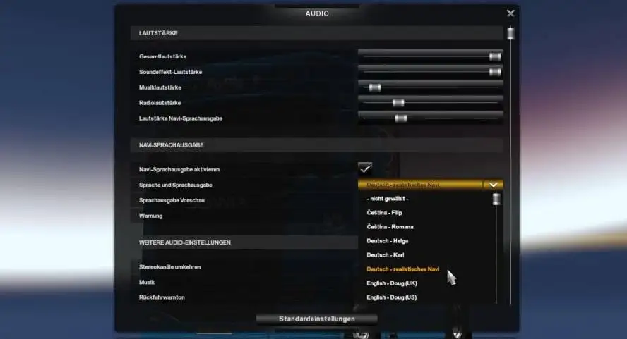 ETS2 - Realistic Navigation Voice (German) ETS2 - Realistic Navigation Voice (German)