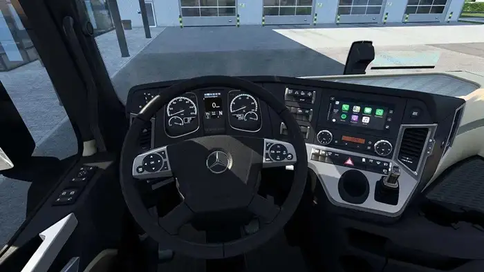 ETS2 - New Actros MP4 Cabin Overhaul V1.2.3h1 ETS2 - New Actros MP4 Cabin Overhaul V1.2.3h1