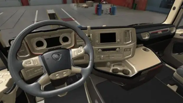 ETS2 - Scania S&R 2016 Beige Interior ETS2 - Scania S&R 2016 Beige Interior