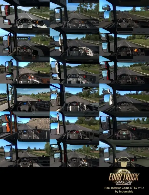 ETS2 - Real Interior Cams V1.7 (1.43.x) ETS2 - Real Interior Cams V1.7 (1.43.x)