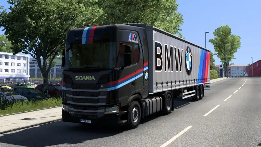 ETS2 - Scania S NextGen Truck BMW Skin V2.0 ETS2 - Scania S NextGen Truck BMW Skin V2.0
