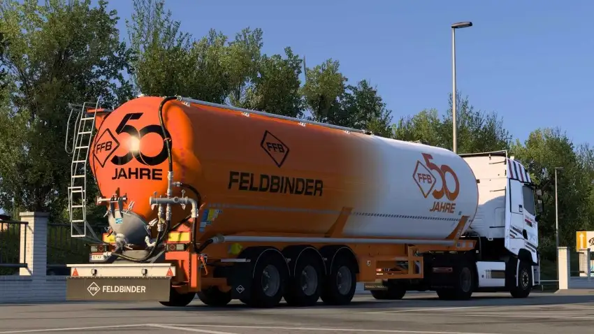 ETS2 - Feldbinder Trailer 50 Years Skin V1.0 ETS2 - Feldbinder Trailer 50 Years Skin V1.0