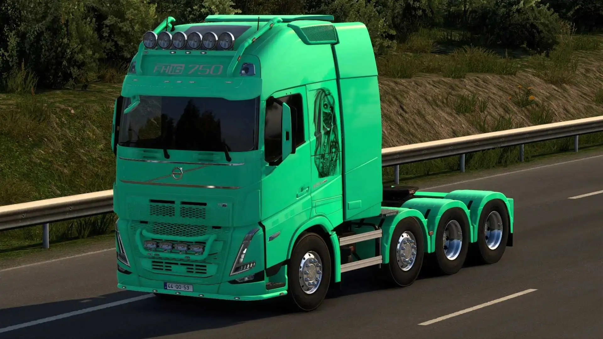 ETS2 - Woman with A Mask Volvo FH5 Skin V1.0 ETS2 - Woman with A Mask Volvo FH5 Skin V1.0