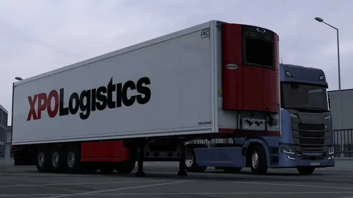 ETS2 - XPO Logistics Krone Cool Liner V1.0 ETS2 - XPO Logistics Krone Cool Liner V1.0