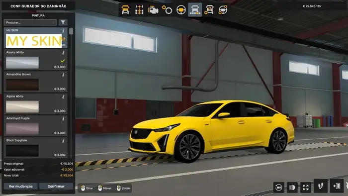 ETS2 - Cadillac CT5-V Black Wing 2022 Skin V1.0 ETS2 - Cadillac CT5-V Black Wing 2022 Skin V1.0